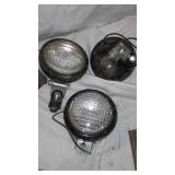 Vintage Emergency Roadside Reflectors, Tractor Lights and Blinkers, Marker Lights and more.