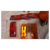 Vintage Emergency Roadside Reflectors, Tractor Lights and Blinkers, Marker Lights and more.