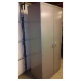 Metal 4 Shelf Cabinet.