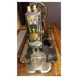 White Rotary Sewing Machine and Cabinet