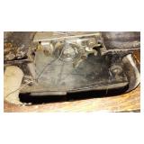 White Rotary Sewing Machine and Cabinet