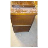 White Rotary Sewing Machine and Cabinet