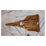 Antique Cast Iron Trolly Pullies(3).