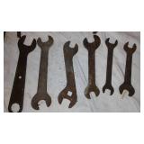 Vintage Cast Iron Wrenches, Gambles Ammunition Box and more.