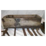 Vintage Cast Iron Wrenches, Gambles Ammunition Box and more.