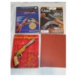Gun Digest (3) and Pistol and Revolver Digest.