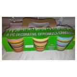 Citronella Candle, Hawaiian Torches, Lights and more.