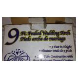 Peaked Wedding Arch 9 ft.