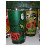 Vintage Coca-Cola Around the World 1960s Glasses (8).