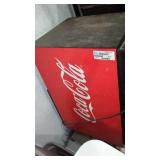 Coca-Cola Beverage Air Commercial Refrigerator.