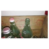 Vintage Coca-Cola  Wood Advertising Crate Carrier With Bottles Stamped Chattanooga 1963.
