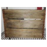 Vintage Coca-Cola  Wood Advertising Crate Carrier With Bottles Stamped Chattanooga 1963.
