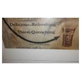 Coca Cola 1913-1914 Framed Advertisement. (2)