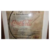 Coca Cola 1913-1914 Framed Advertisement. (2)