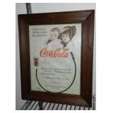 Coca Cola 1913-1914 Framed Advertisement. (2)