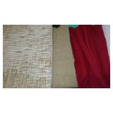 Upholstery, Jersey, Cotton, Ribbed Knit Remnant Material.