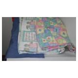 Fleece, Flannel, Cotton Remnant Material.