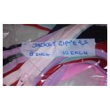 Assorted 6-10 in. Zippers