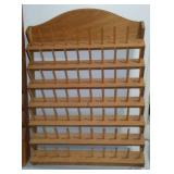 Wood Spool and Bobbin Organizer (2)