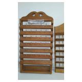 Wood Spool and Bobbin Organizer (2)