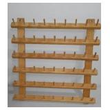 Wood Spool and Bobbin Organizer (3)