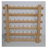 Wood Spool and Bobbin Organizer (3)