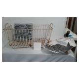 Vintage Large Metal Basket and More.
