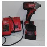 Milwaukee Impact Driver, Battery and Charger.