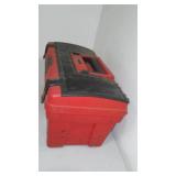 16 in. Plastic Toolbox with Contents.