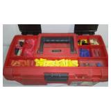 16 in. Plastic Toolbox with Contents.