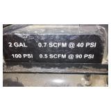 Husky 2 Gal. Air Compressor.