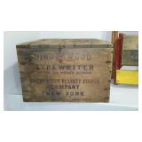 Vintage Underwood Typewriter Box and More.