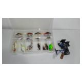 Tackle, tackle Organizer and Acura Reel by Bass Pro