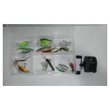 Tackle, tackle Organizer and Quantum Dynamag Reel