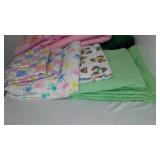 Fleece, Flannel Remnant Material.