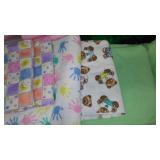 Fleece, Flannel Remnant Material.