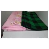 Fleece, Flannel Remnant Material.