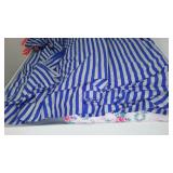 Wind Breaker and Ribbed Knit Remnant Material.