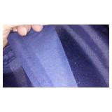 Wind Breaker and Ribbed Knit Remnant Material.