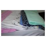Flannel and Fleece Remnant Material.