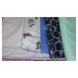 Flannel and Fleece Remnant Material.