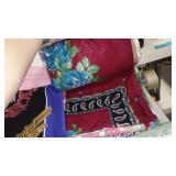 Cotton, Flannel, t shirt Remnant Material.