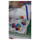 Cotton, Flannel, t shirt Remnant Material.