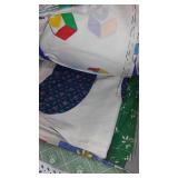Cotton, Flannel, t shirt Remnant Material.