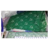 Cotton, Flannel, t shirt Remnant Material.