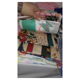 Cotton, Flannel, t shirt Remnant Material.