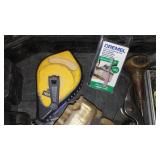 Assorted Hand tools with Caulk buddy