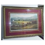 Framed Harry F Tepker, Numbered Print.