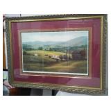 Framed Harry F Tepker, Numbered Print.