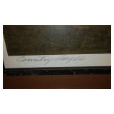 Framed Harry F Tepker, Numbered Print.